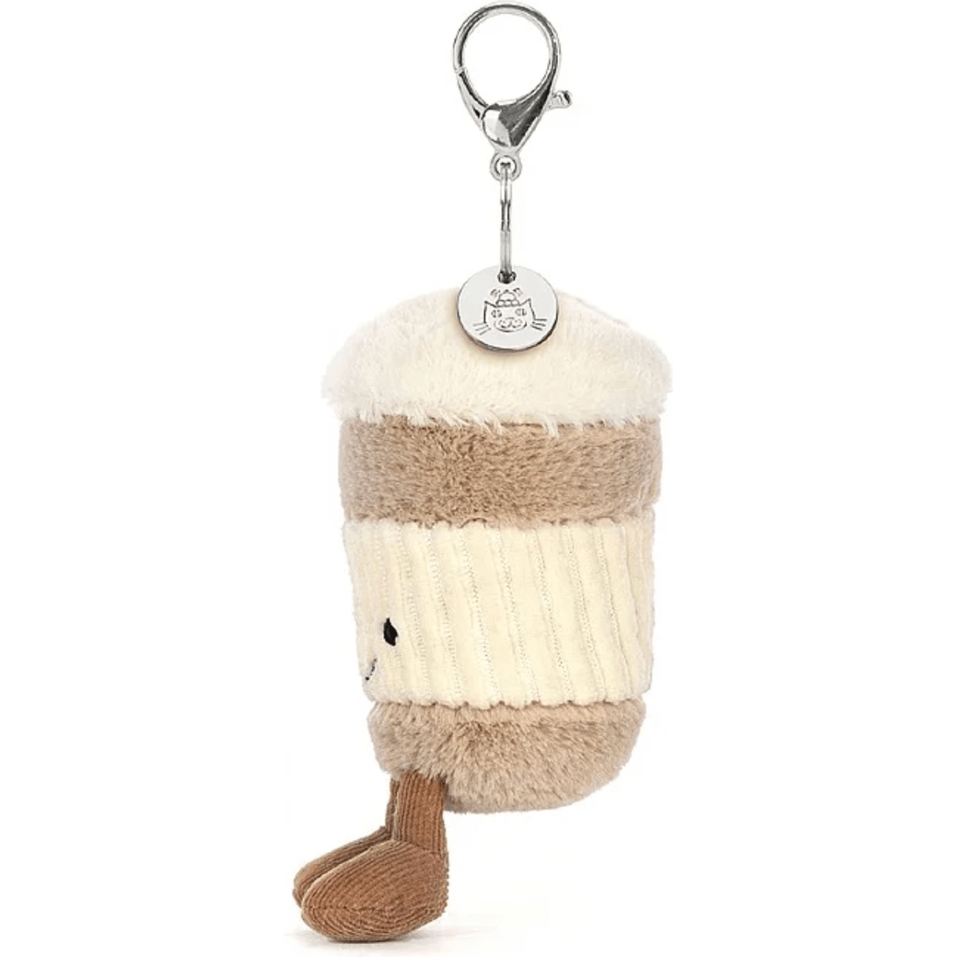 Jellycat Coffee On-The-Go Bag Charm