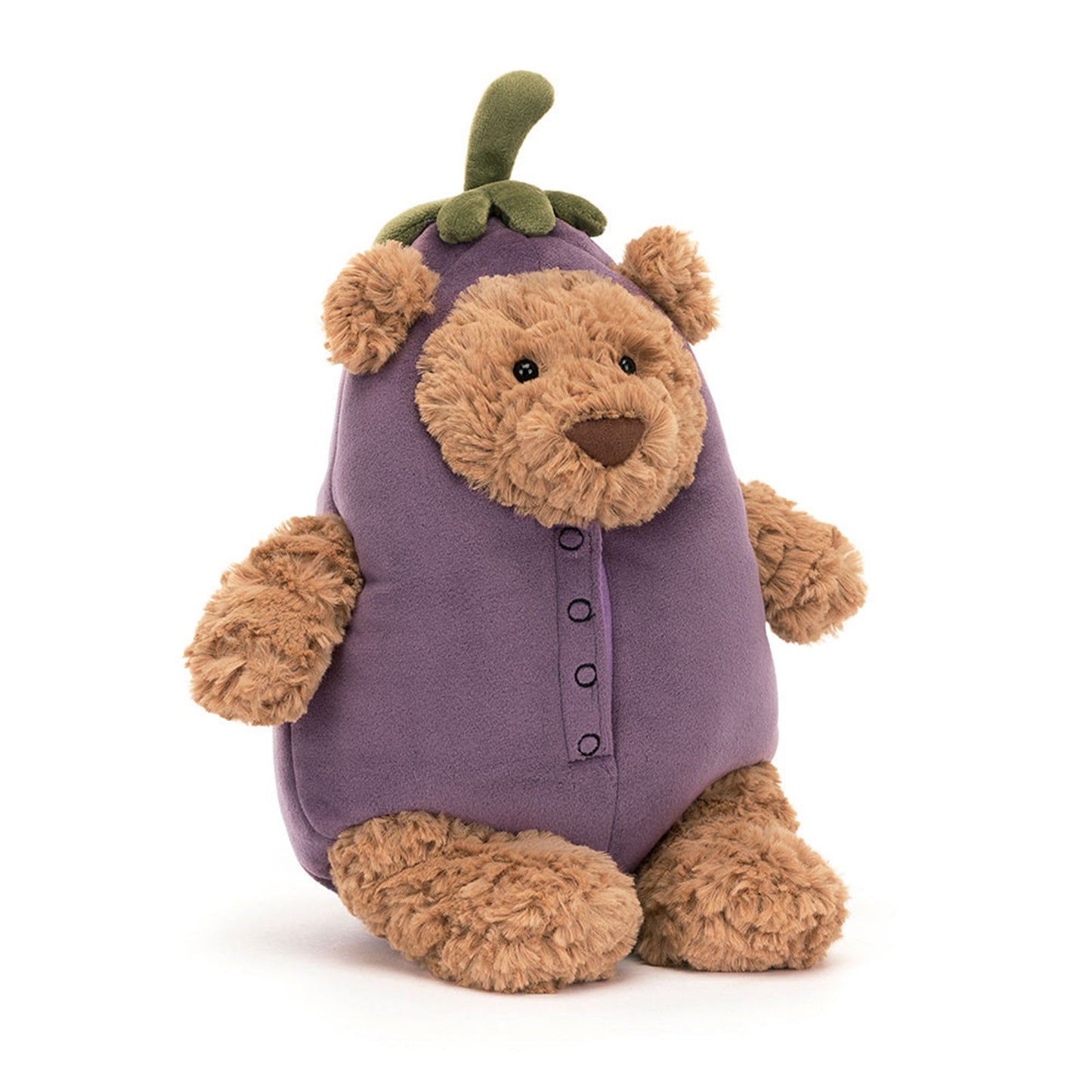 Eggplant Bear Plush Toy