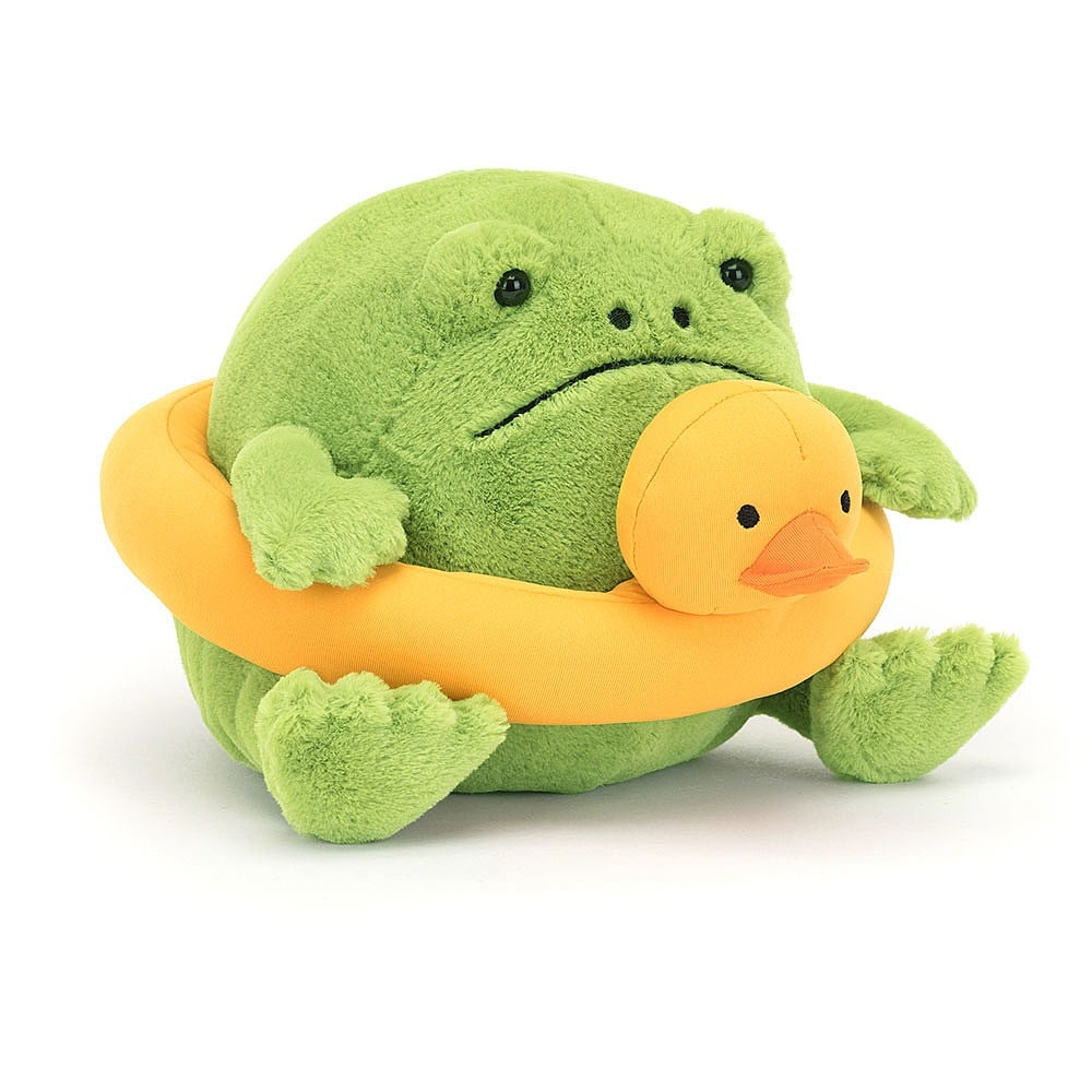 Jellycat Ricky Rain Frog with Rubber Ring